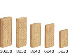 Cutters and Packages of Dominos for the Domino 500